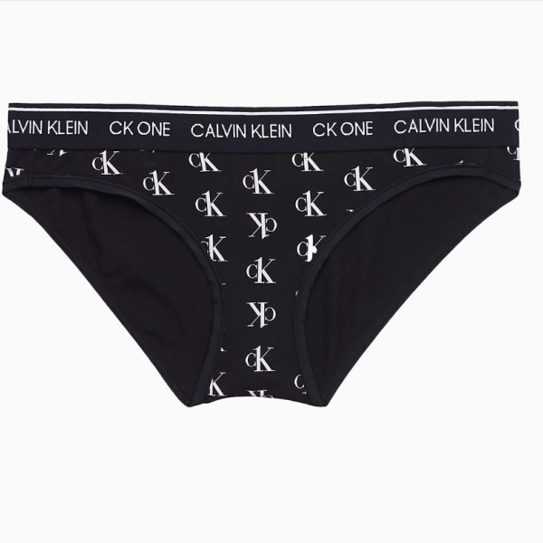 Calvin Klein Slip Calvin Klein bikini staggered logo black zwart
