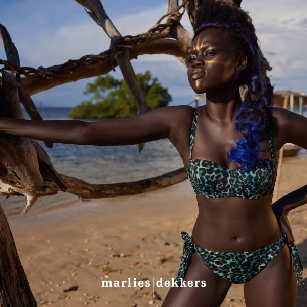 Marlies Dekkers Bikini Top Marlies Dekkers panthera strapless aqua