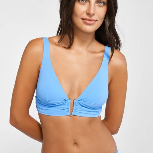 Maryan Mehlhorn honesty bikini top blauw