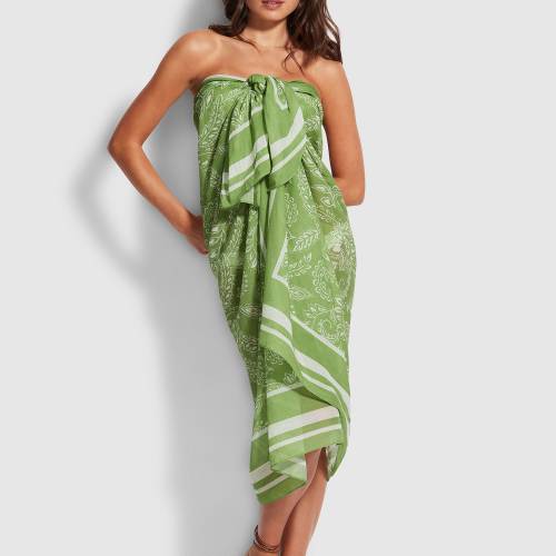 Seafolly folklore pareo groen