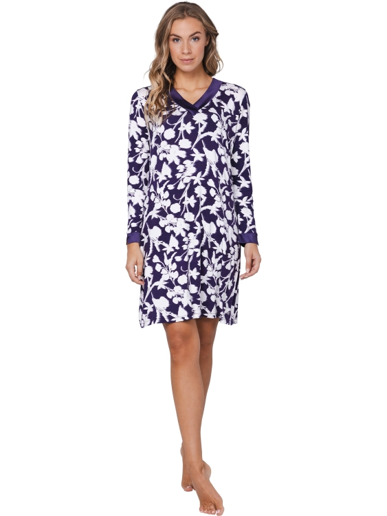 Pastunette Pastunette purple flower nightdress