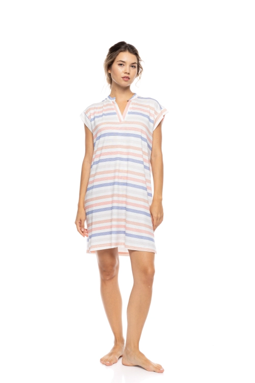 Pink Label Pink Label sunset stripe nightdress