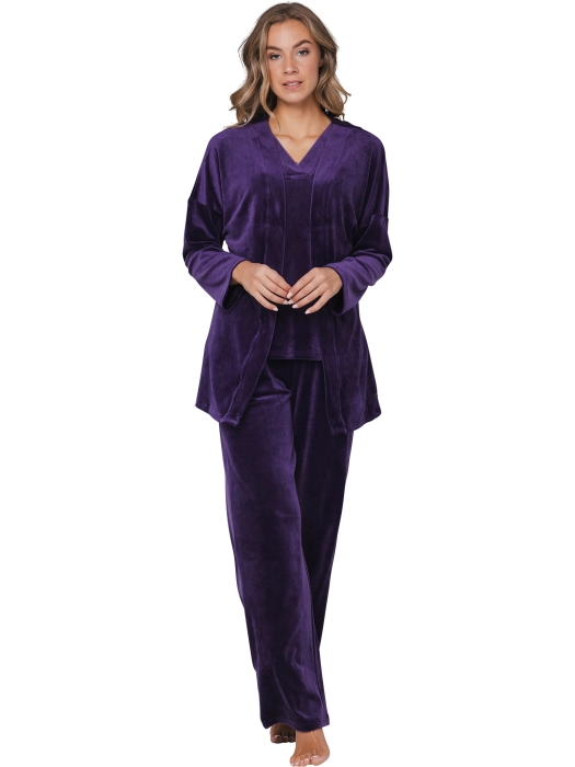 Pastunette Pastunette purple flower homepak 3delig