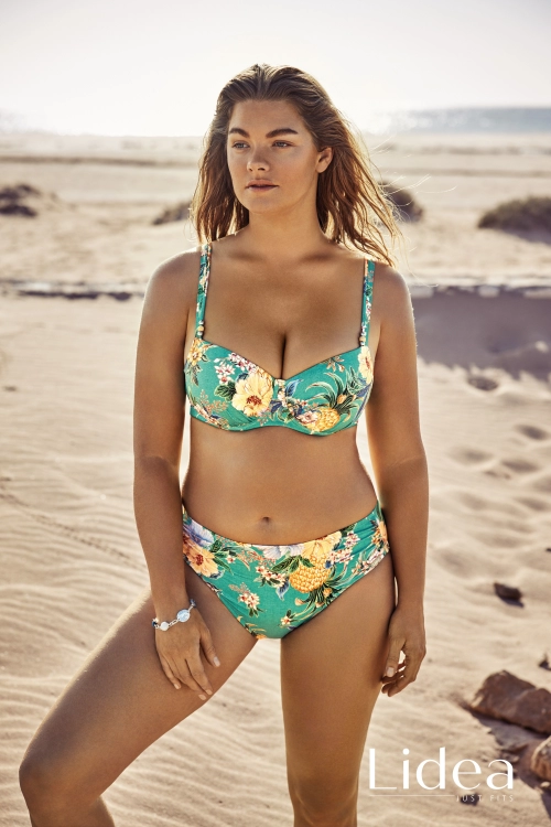Lidea Lidea pineapple sea bikini top