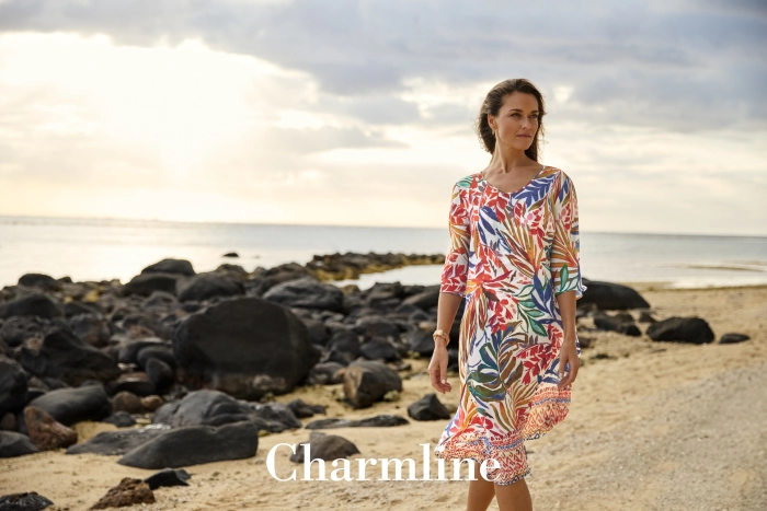 Charmline Charmline painted leaves tuniek