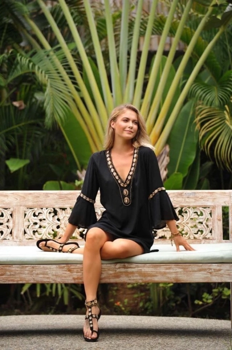 Hot lava Hot lava tunic ebony