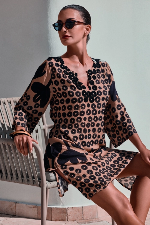 David David paintballs johanna dress