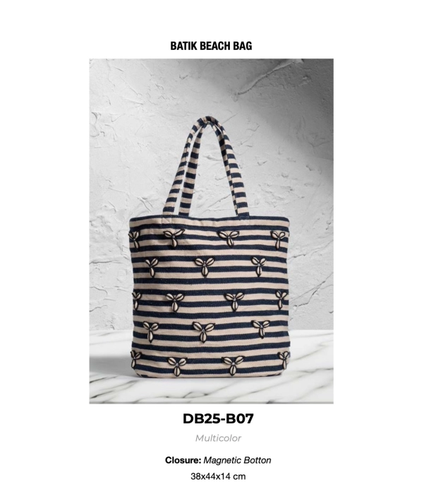 David David batik beach bag